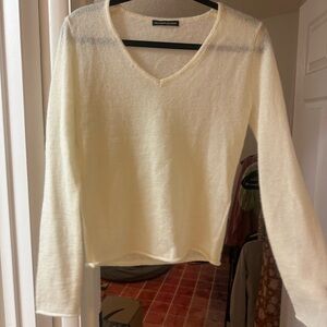 Brandy Melville Cream Sweater